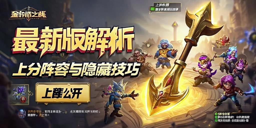金铲铲之战最新版本解析，上分阵容与隐藏技巧大公开！ 第1张